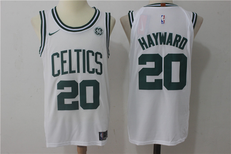 Men Boston Celtics #20 Hayward White Game Nike NBA Jerseys->boston celtics->NBA Jersey